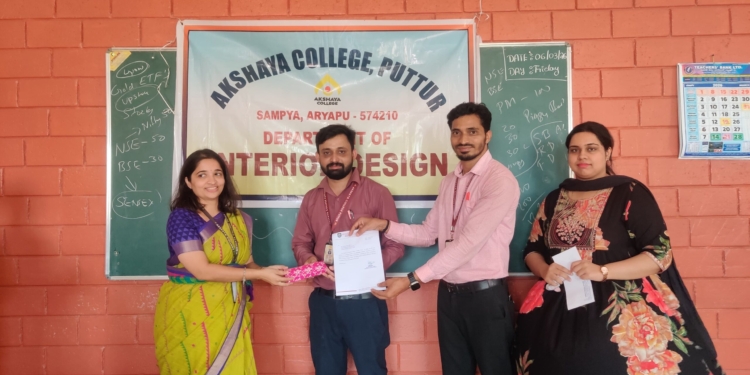 ಅಕ್ಷಯ ಕಾಲೇಜಿನಲ್ಲಿ ‘ಆರ್ಥಿಕ ಸಾಕ್ಷರತೆ’ ಮಾಹಿತಿ ಕಾರ್ಯಾಗಾರ