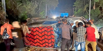 ಸುಳ್ಯ : ಕಾರು ಪಲ್ಟಿಯಾಗಿ ಇಬ್ಬರಿಗೆ ಗಾಯ