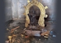 ತಡರಾತ್ರಿ ದೇವಸ್ಥಾನಕ್ಕೆ ನುಗ್ಗಿ ಮೂರ್ತಿಯನ್ನು ಭಗ್ನಗೊಳಿಸಿದ ಯುವಕ