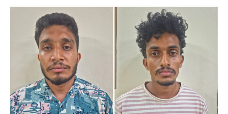 ಪೊಲೀಸರ ಮೇಲೆ ಹಲ್ಲೆ ನಡೆಸಿದ್ದ ಆರೋಪಿಗಳಿಬ್ಬರು ಅಂದರ್